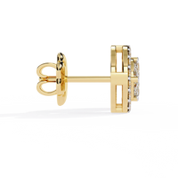 Eclipse Double Halo Cluster Lab Grown Diamond Studs - Ophiratbf