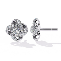 Eternal Knot Lab Grown Diamond Studs - Ophiratbf