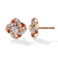 Eternal Knot Lab Grown Diamond Studs - Ophiratbf