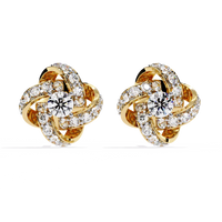 Eternal Knot Lab Grown Diamond Studs - Ophiratbf