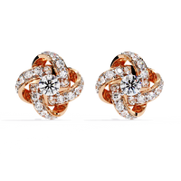 Eternal Knot Lab Grown Diamond Studs - Ophiratbf