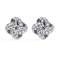 Eternal Knot Lab Grown Diamond Studs - Ophiratbf