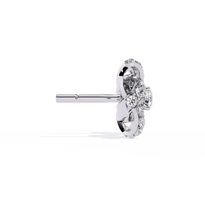 Eternal Knot Lab Grown Diamond Studs