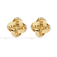 Eternal Knot Lab Grown Diamond Studs - Ophiratbf