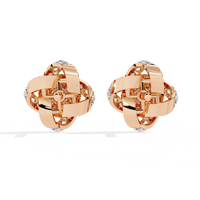 Eternal Knot Lab Grown Diamond Studs - Ophiratbf