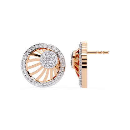Radiance Sunburst Cluster Lab Grown Diamond Studs