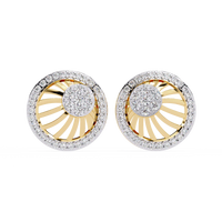 Radiance Sunburst Cluster Lab Grown Diamond Studs - Ophiratbf