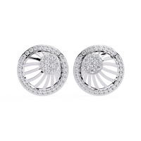 Radiance Sunburst Cluster Lab Grown Diamond Studs - Ophiratbf