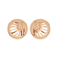 Radiance Sunburst Cluster Lab Grown Diamond Studs - Ophiratbf