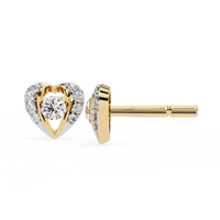Radiant Heart Halo Lab Grown Diamond Studs - Ophiratbf