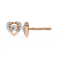 Radiant Heart Halo Lab Grown Diamond Studs - Ophiratbf