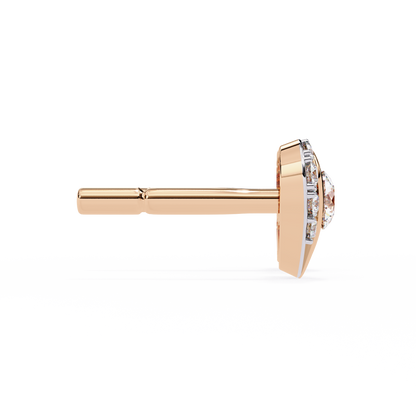 Radiant Heart Halo Lab Grown Diamond Studs