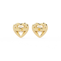 Radiant Heart Halo Lab Grown Diamond Studs - Ophiratbf