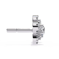 Fleur Halo Cluster Lab Grown Diamond Studs - Ophiratbf