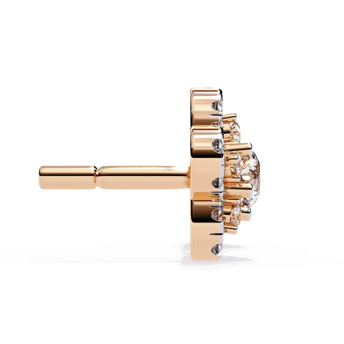 Fleur Halo Cluster Lab Grown Diamond Studs - Ophiratbf