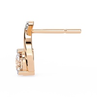 Celeste Bypass Solitaire Lab Grown Diamond Studs - Ophiratbf