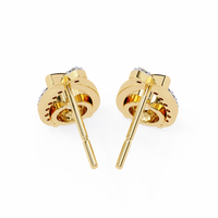 Celeste Bypass Solitaire Lab Grown Diamond Studs - Ophiratbf