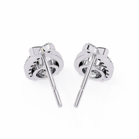 Celeste Bypass Solitaire Lab Grown Diamond Studs - Ophiratbf