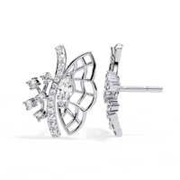 Papillon Marquise Lab Grown Diamond Butterfly Studs - Ophiratbf
