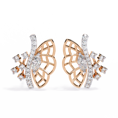 Papillon Marquise Lab Grown Diamond Butterfly Studs