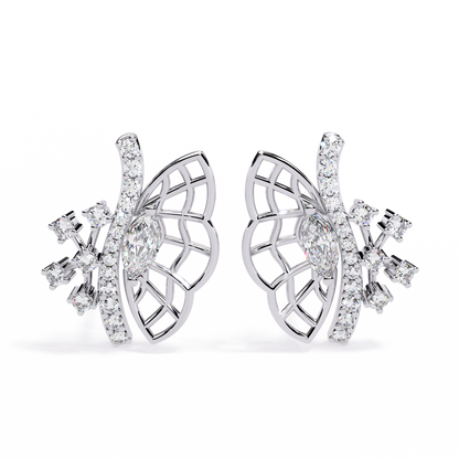 Papillon Marquise Lab Grown Diamond Butterfly Studs