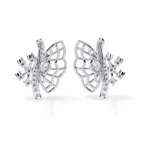 Papillon Marquise Lab Grown Diamond Butterfly Studs - Ophiratbf