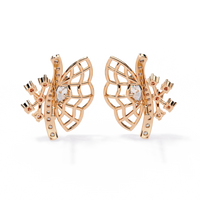 Papillon Marquise Lab Grown Diamond Butterfly Studs - Ophiratbf