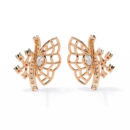 Papillon Marquise Lab Grown Diamond Butterfly Studs