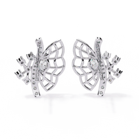 Papillon Marquise Lab Grown Diamond Butterfly Studs - Ophiratbf