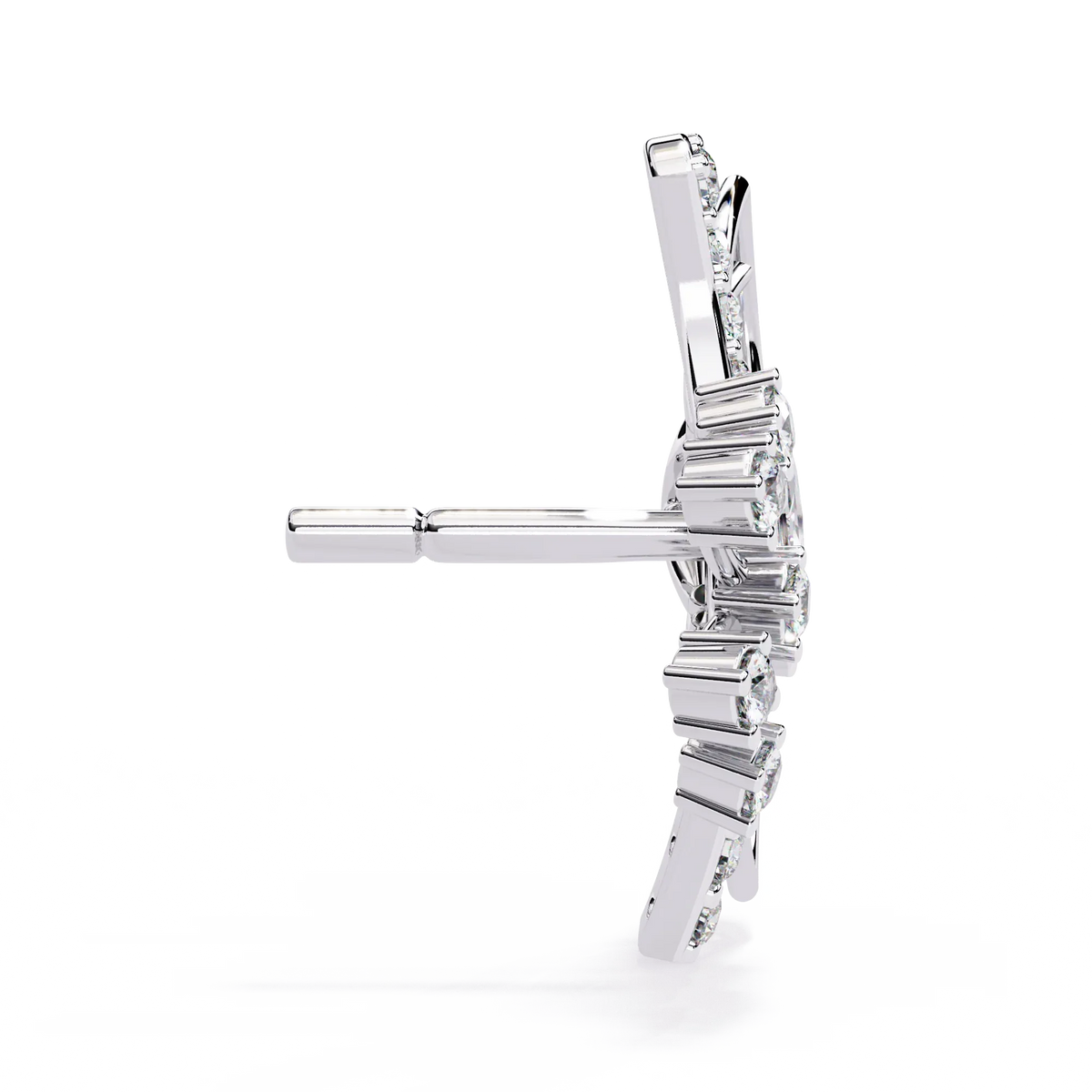 Papillon Marquise Lab Grown Diamond Butterfly Studs - Ophiratbf