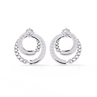 Axis Chain Link Lab Grown Diamond Studs - Ophiratbf