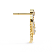 Axis Chain Link Lab Grown Diamond Studs - Ophiratbf