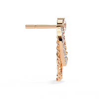 Axis Chain Link Lab Grown Diamond Studs - Ophiratbf