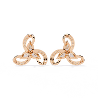 Trinity Swirl Cluster Lab Grown Diamond Studs - Ophiratbf