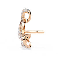 Trinity Swirl Cluster Lab Grown Diamond Studs - Ophiratbf