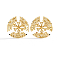 Nova Dome Cluster Lab Grown Diamond Studs - Ophiratbf