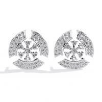 Nova Dome Cluster Lab Grown Diamond Studs - Ophiratbf