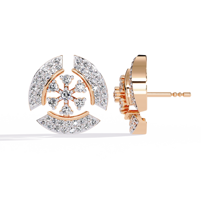 Nova Dome Cluster Lab Grown Diamond Studs