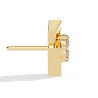 Matrix Geometric Cluster Lab Grown Diamond Studs - Ophiratbf