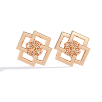 Matrix Geometric Cluster Lab Grown Diamond Studs - Ophiratbf