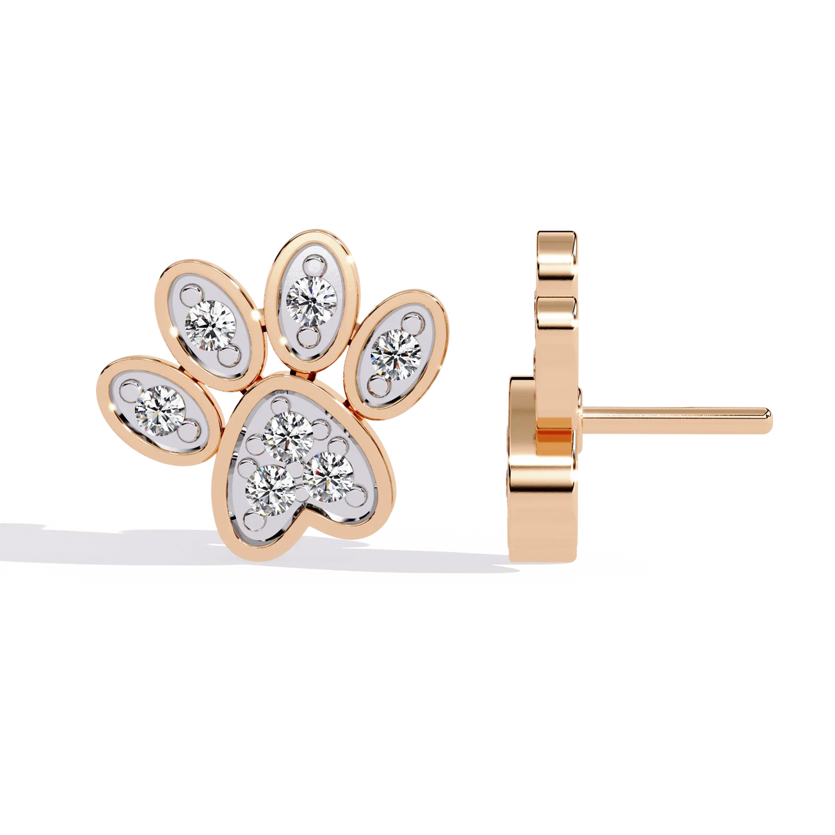 Paw Promise Lab Grown Diamond Studs - Ophiratbf