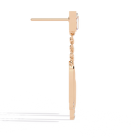 Cosmo Geometric Chain Drop Lab Grown Diamond Earrings - Ophiratbf