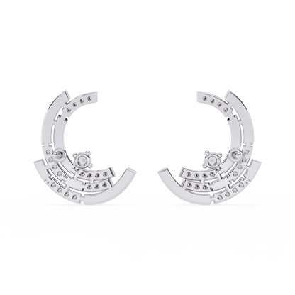 Arcitect Crescent Lab Grown Diamond Studs