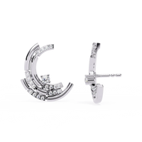 Arcitect Crescent Lab Grown Diamond Studs - Ophiratbf