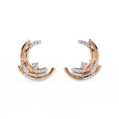 Arcitect Crescent Lab Grown Diamond Studs