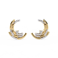 Arcitect Crescent Lab Grown Diamond Studs - Ophiratbf