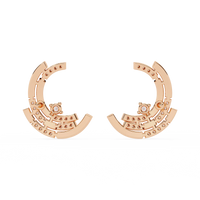 Arcitect Crescent Lab Grown Diamond Studs - Ophiratbf