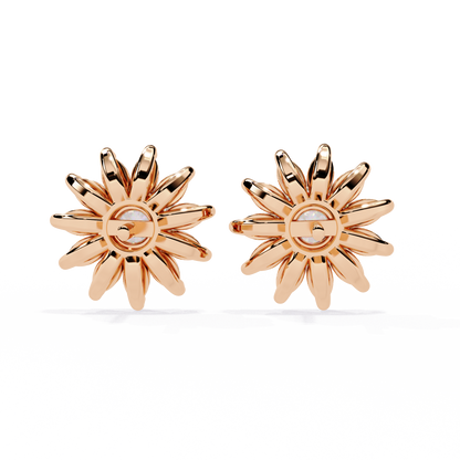 Solara Marquise Floral Cluster Lab Grown Diamond Studs