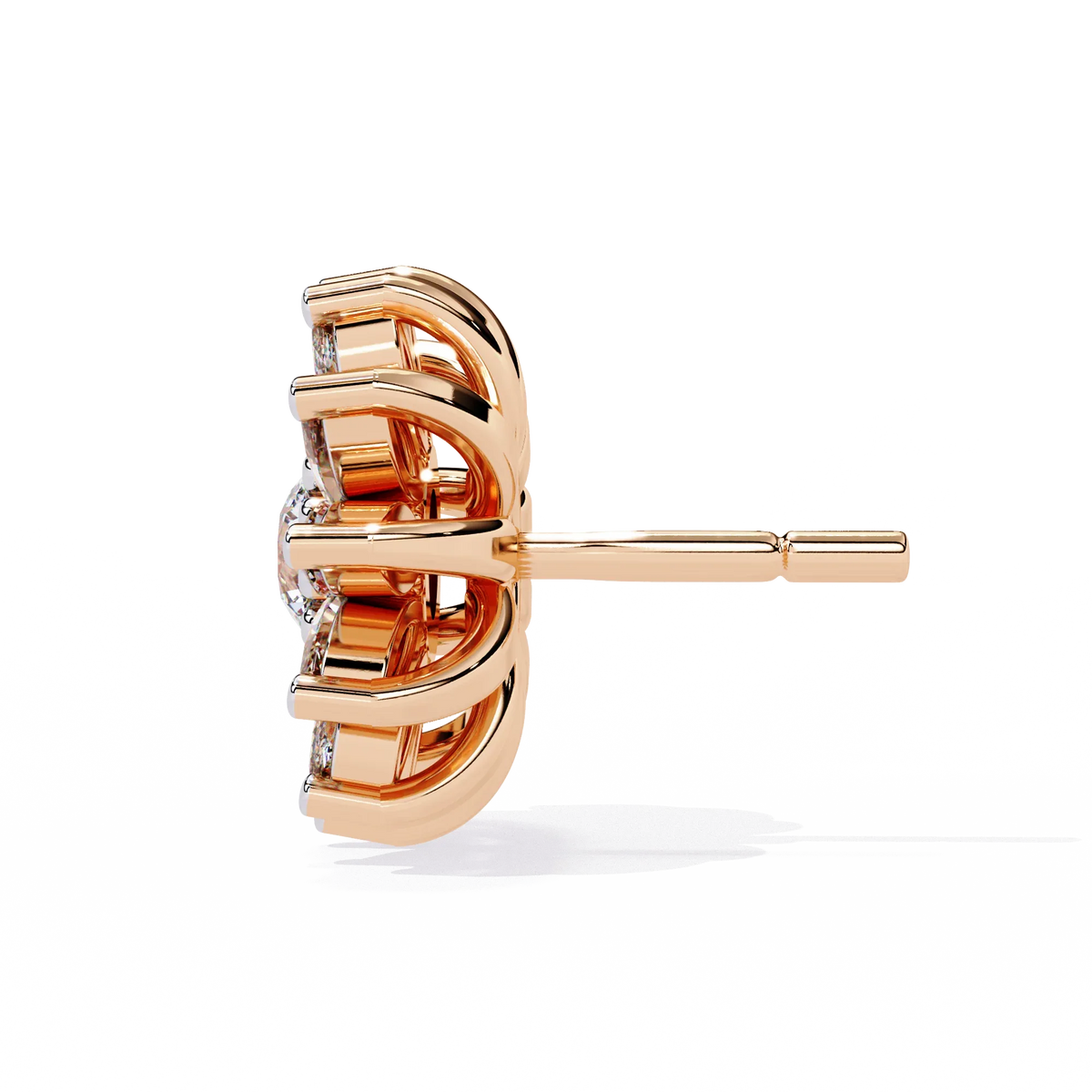 Solara Marquise Floral Cluster Lab Grown Diamond Studs - Ophiratbf