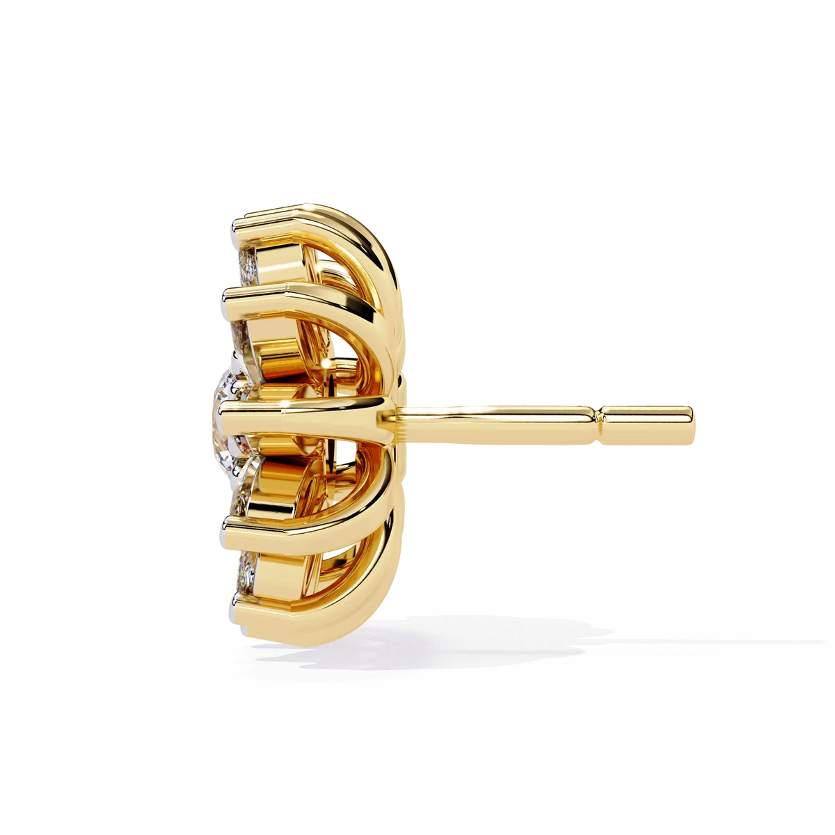 Solara Marquise Floral Cluster Lab Grown Diamond Studs - Ophiratbf